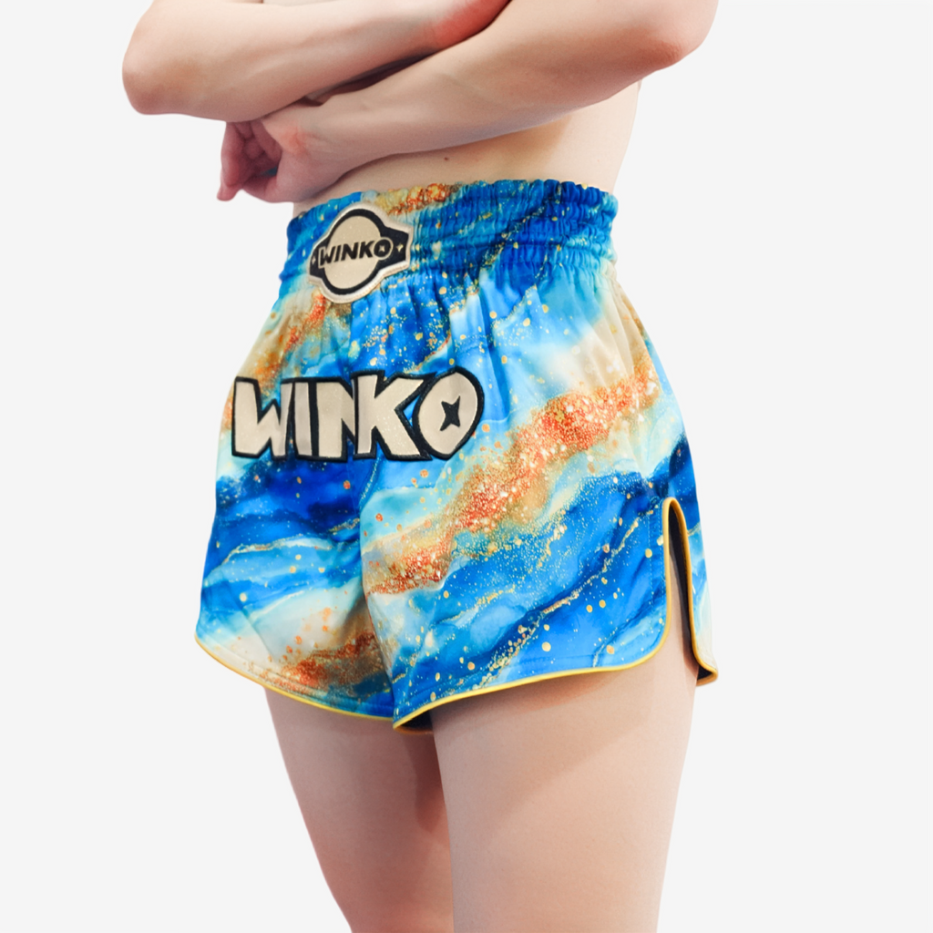 Muay Thai Shorts - Golden Tide