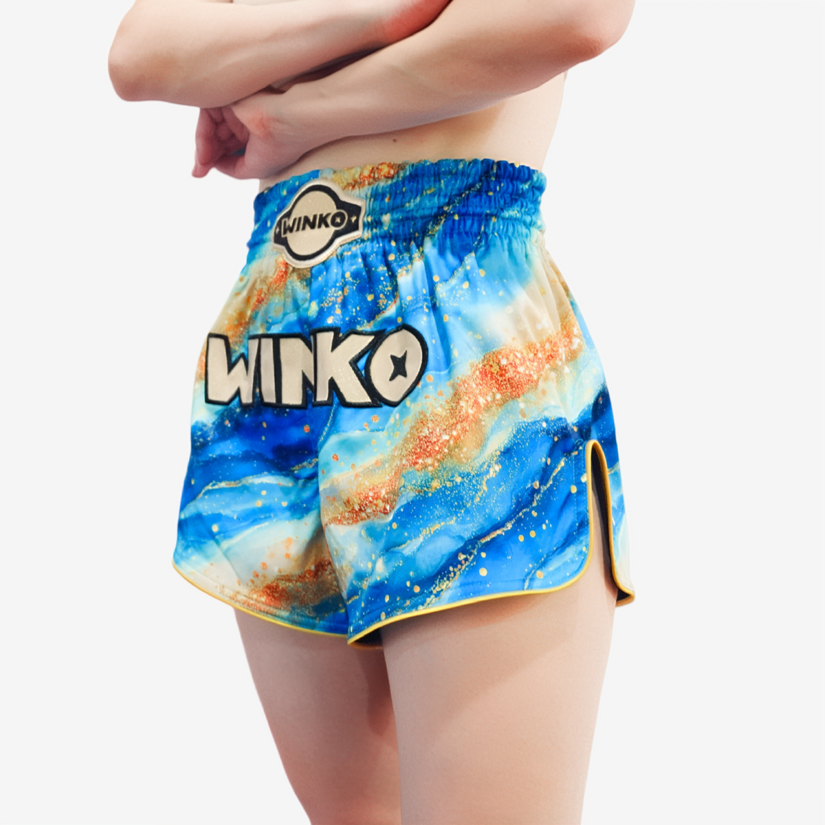 Muay Thai Shorts - Golden Tide