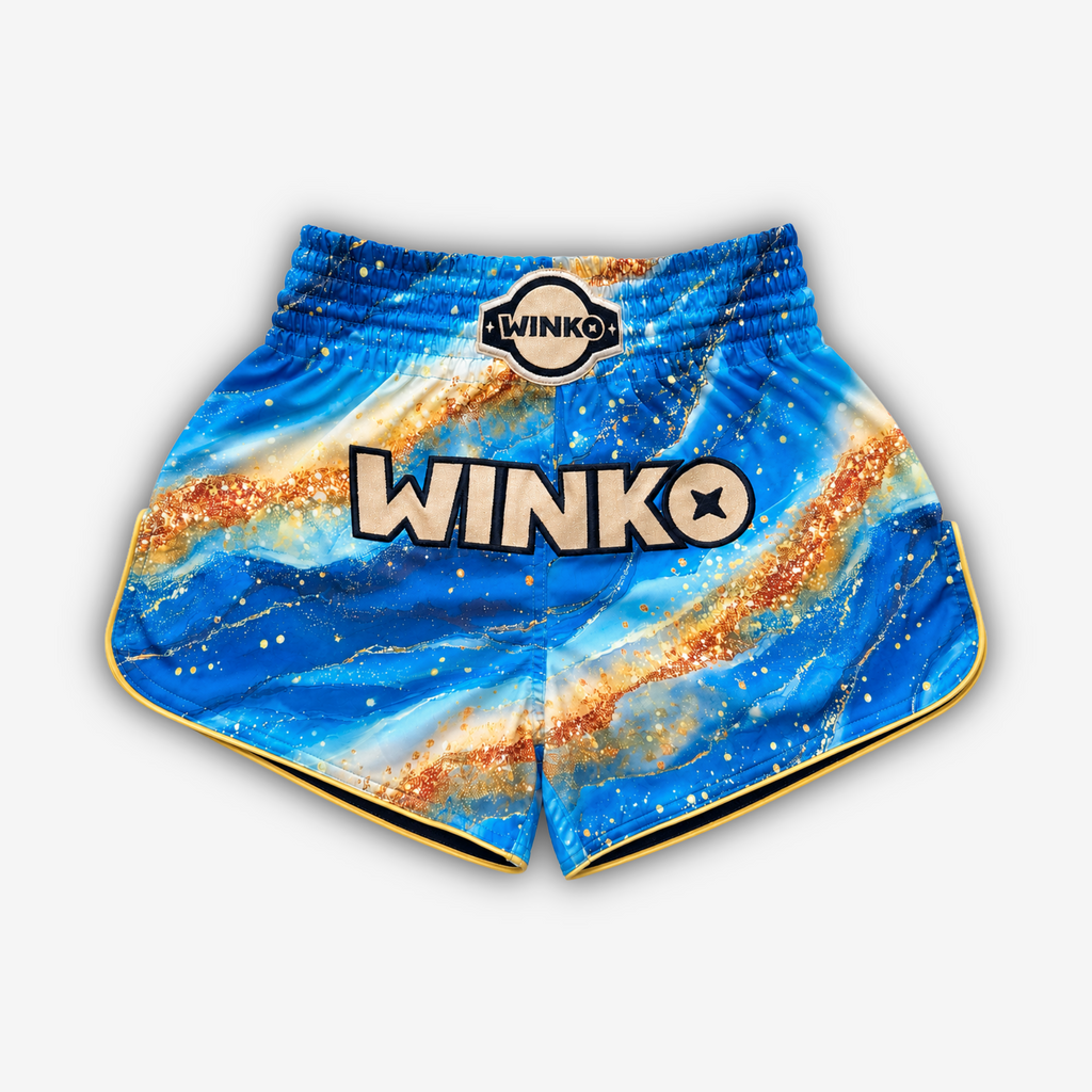Muay Thai Shorts - Golden Tide