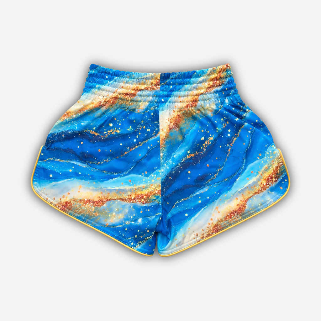 Muay Thai Shorts - Golden Tide