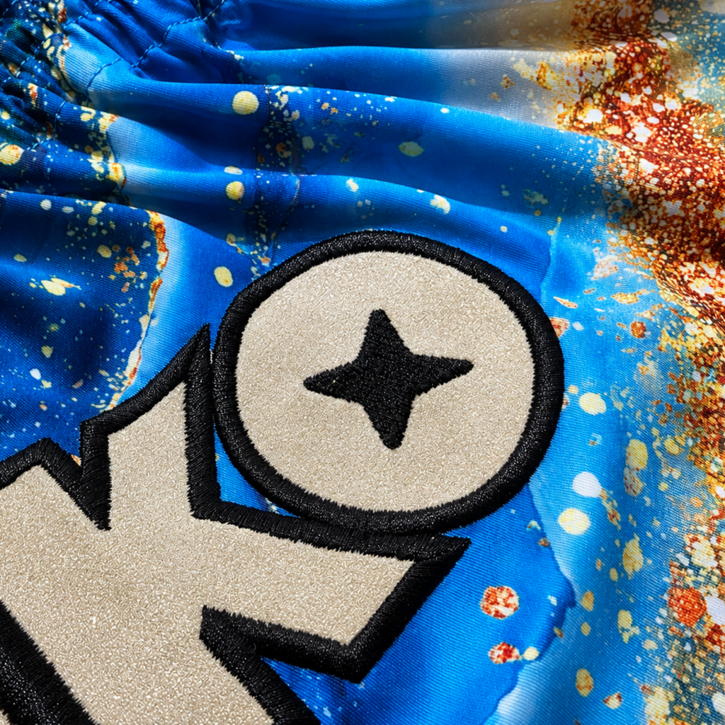 Muay Thai Shorts - Golden Tide