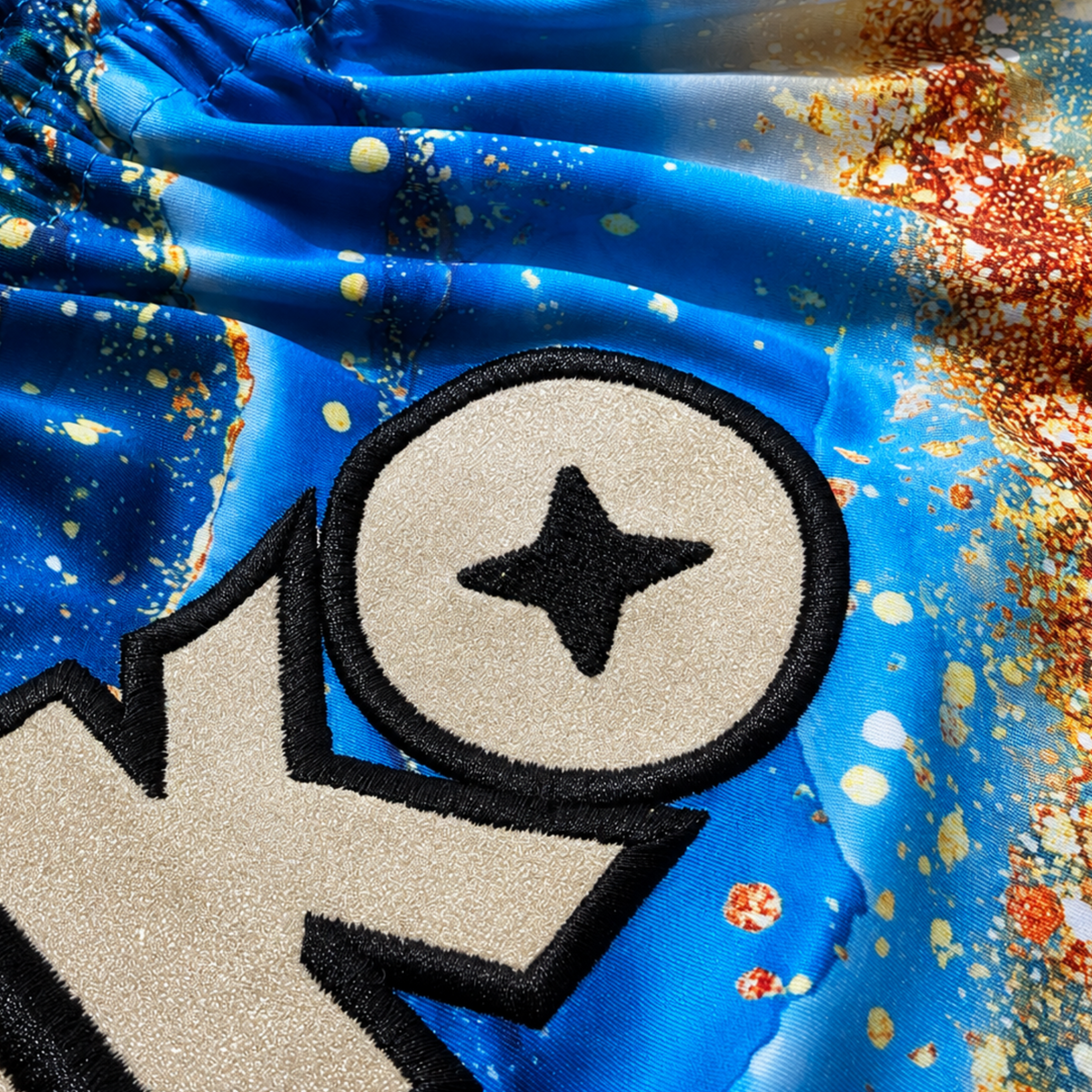Muay Thai Shorts - Golden Tide